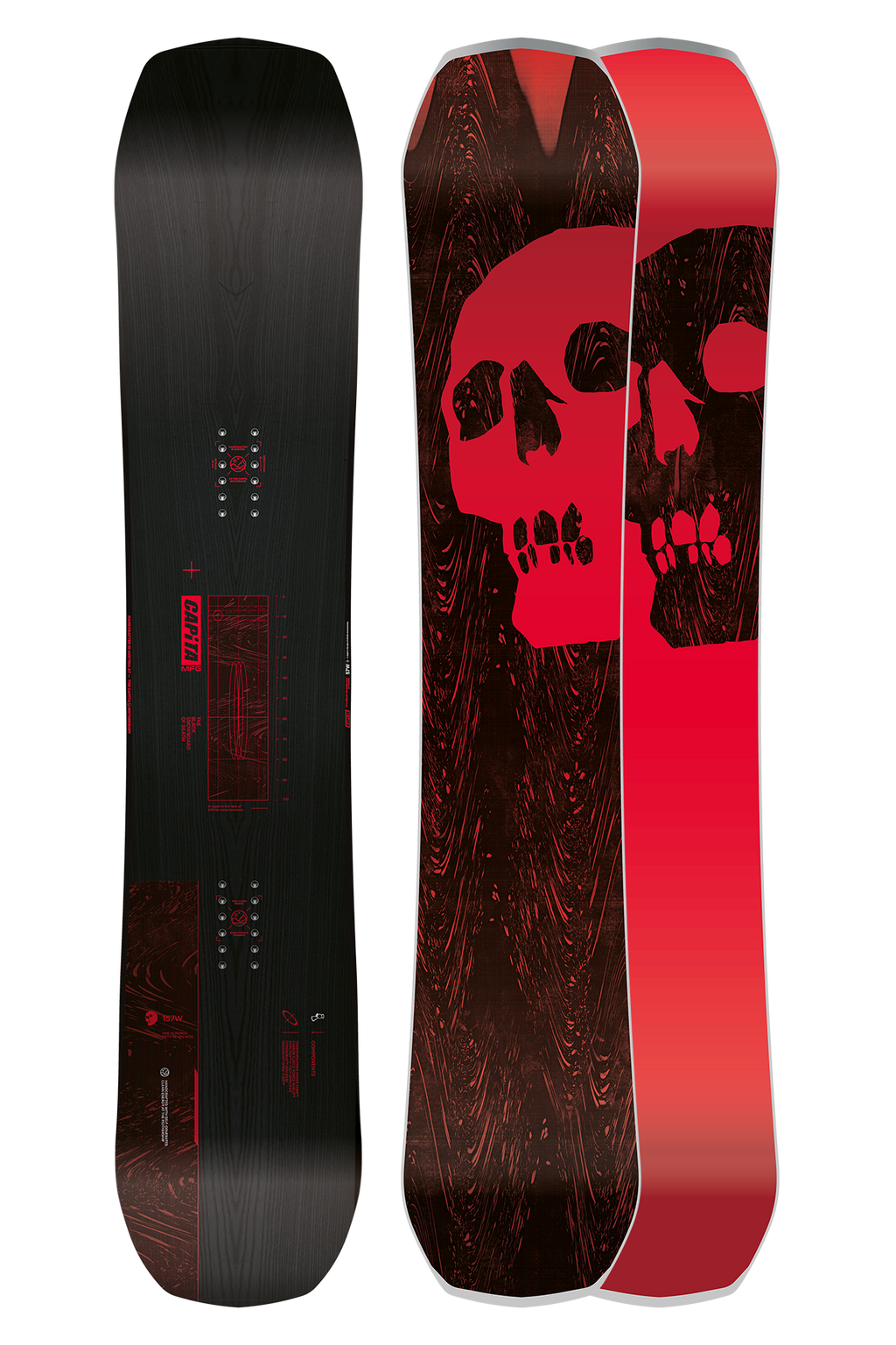 THE BLACK SNOWBOARD OF DEATH