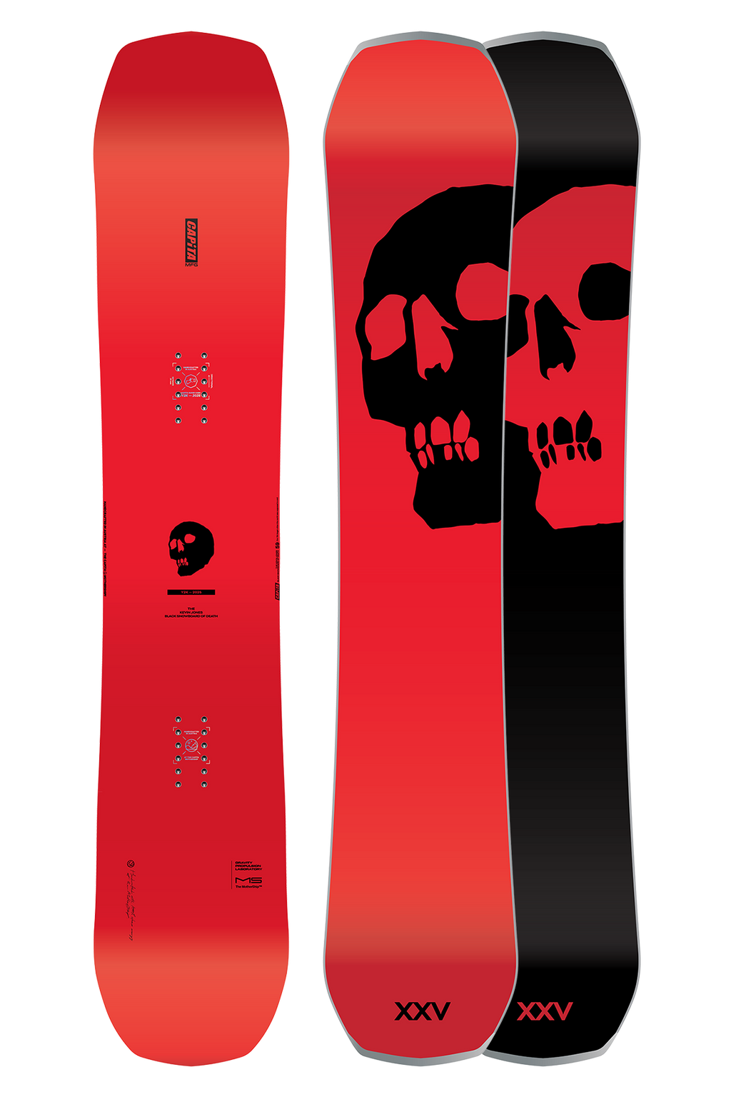 THE BLACK SNOWBOARD OF DEATH