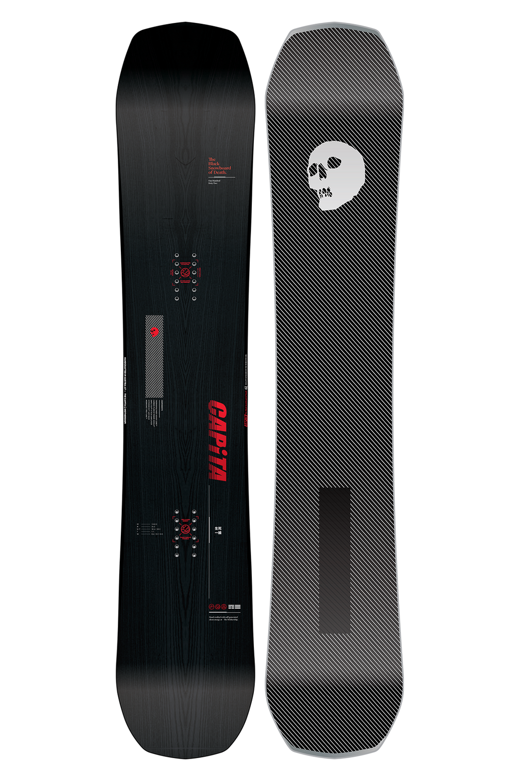 THE BLACK SNOWBOARD OF DEATH